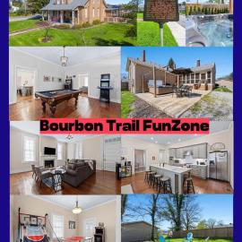 Holiday Bourbon Trail Family FUN-ZONE! Hottub! Arcade Games! Pool Table! Locally Owned Historic Pope House! 3900sqft! Right Outside of Bardstown! โรงแรมในSpringfield