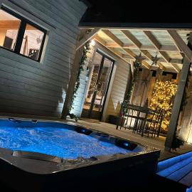 Tinlot에 위치한 호텔 Tiny cocon en pleine nature jacuzzi, sauna privé