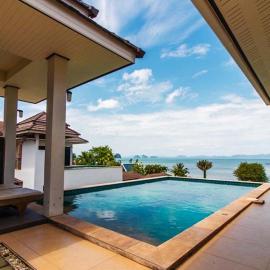 Sunset bay view villa krabi
