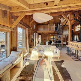 Chalet 5 chambres + dortoir proche pistes Combloux - FR-1-560-173