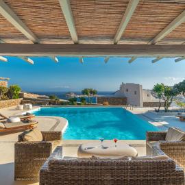Thalasses Villas, hotell i Kalafati