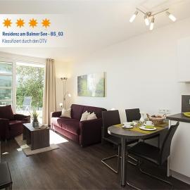 Residenz am Balmer See - BS 03 mit Wellnessbereich, hotel in Balm