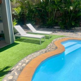 Villa Pacifique, maison spacieuse meublée, logement entier,piscine privee