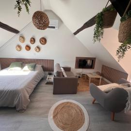 Centre Nemours - Climatisation - Cosy Deluxe, viešbutis mieste Nemūras