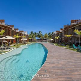 Apartamentos em Cond. com Piscina em Frente à Praia - NVB