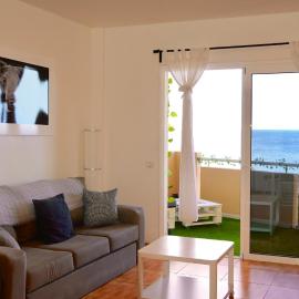 Apartamento con vista frontal al mar โรงแรมในเอลเมดาโน