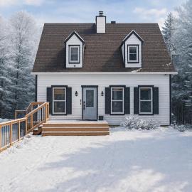 Le Chic Montagnard - Chalet with HOT TUB and pool, viešbutis mieste Morin Heights