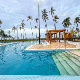 Vog Marine, pé na areia - beira do mar, apê novo!, hotel v destinaci Ilhéus