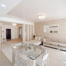 The spacious apartment