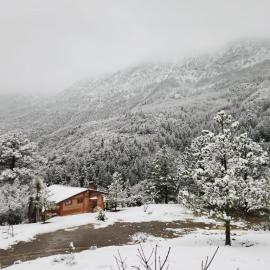Cabañas La Moneda, hótel í Rancho La Carolina