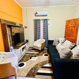 Oceanfront 3BR Comfort Apartment with AC, Wifi and Backup Power