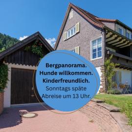 Schindelhäusle: sonniger Garten | Hunde erlaubt, hotel in Alpirsbach