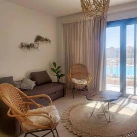 Boho Beach Chalet in El Gouna with pool access, hotel in Hurghada