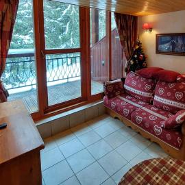 Cosy Duplex Arc1800 Aiguille Grive1 6 personnes, khách sạn ở Arc 1800