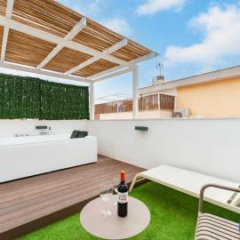 Stylish 3BD with Rooftop Jacuzzi - Las Artes