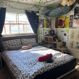Cozy Artistic Teen Room, Fun & Full of Personality, hotel in Bodfish