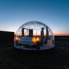 Aurora Igloo North, hôtel à Hvammstangi