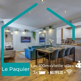 Le Paquier - MyCosyApart, Vieille ville, Calme, Lac 100m, Netflix, hotel in Annecy