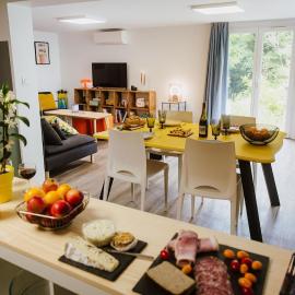 Appartement rétro nature avec jardin 15 min Toulouse centre