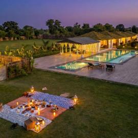 Risacca - Amer by StayVista - 12BHK Cottage with Bathtub & Alfresco Dining