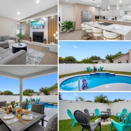 Luxe Getaway w Pool, Games & Fun Vibes
