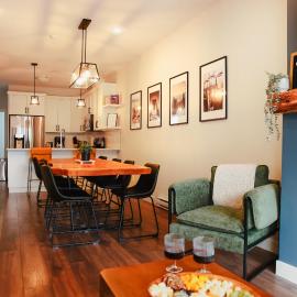 Ski-in and out retreat , Hot tub and arcade