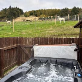 Woodpecker Lodge with Hot Tub, hotel v destinácii Cupar