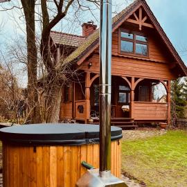 Sosnowy domek w rezerwacie nad Narwią, hôtel à Bokiny
