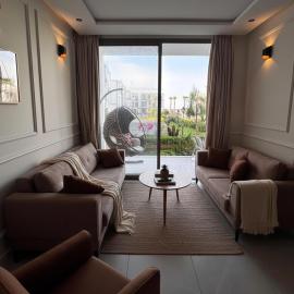 Appartement en bord de mer, Accès Plage & Parking, hotell sihtkohas Mansouria