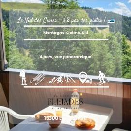 Le Nid des Cimes- séjour détente face aux sommets, hotel in Laveissière