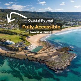 North Wollongong Accessible Apartment - Free Parking: Woonona şehrinde bir otel
