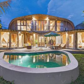 Noon Eco Bamboo Villas Getaway in Canggu, готель у місті Чангу