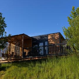 Modern eingerichtetes MobileHome im Vital Camp Bayerbach