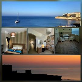 Serenity Sea-view Maisonette, hotell i Marsalforn