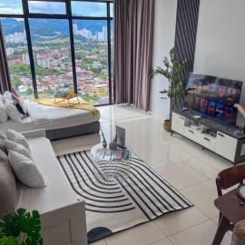 Georgetown#Beacon Executive Suite SkyPool#Luxury&Glamorous Suite#2BR#Living Room with Queen Bed, hotel i George Town
