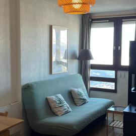 Studio lumineux à Prapoutel, Les 7 Laux, Alpes