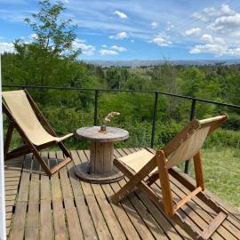 Refugios Kururu Villa Yacanto, cabaña con vista a las sierras, hotel in Villa Yacanto