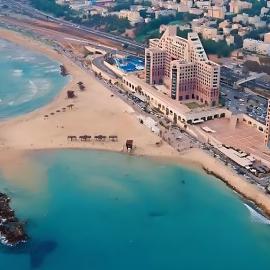 Luxury apartment on the beach with sea view by Almog Beach Haifa