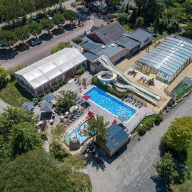 ZEcamping 4 étoiles piscine couverte locatif TV LV BBQ 40m2