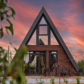 Viesnīca A-frame Dor De Aer pilsētā Herneacova
