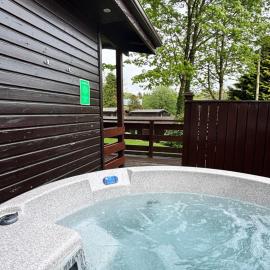 Birch Lodge 13 with Hot Tub, hotel in Newton Stewart