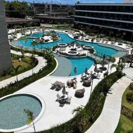 Flat Premium com 2 quartos em Muro Alto - Porto de Galinhas - 301 B - Beach Class Verano, Hotel in Ipojuca