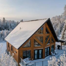 Spa - Absolute comfort - Chalet l'escapade Cordelia, Hotel in Nominingue