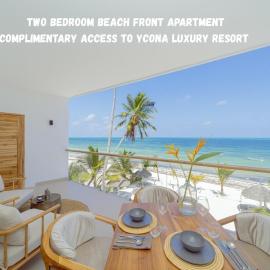 Two Bedroom Beach Front Apartment with pool