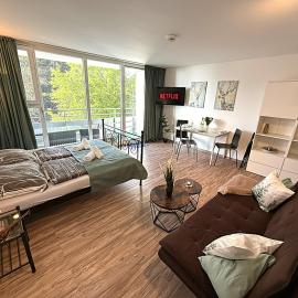 Cozy Studio Bayerwald Apartment am Waldrand NETFLIX POOL SAUNA - ALPENBLICK