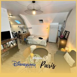 Le Comfy Studio Central proche Disney & Paris, Hotel in Lagny