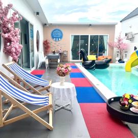 Sea Fan Cha-am Pool Villa, hotel in Ban Bo Prakhon