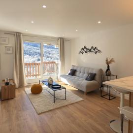 Appartement rénové à Méribel Centre, avec Balcon et à 5 minutes des pistes et du centre