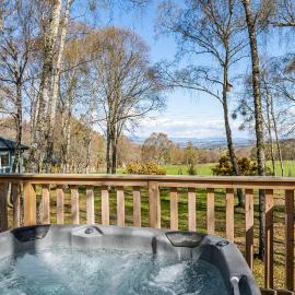Fern Lodge 2 with Hot Tub: Belladrum şehrinde bir otel