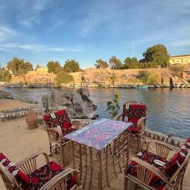 Hannag Island Guest house, hotell i Aswan